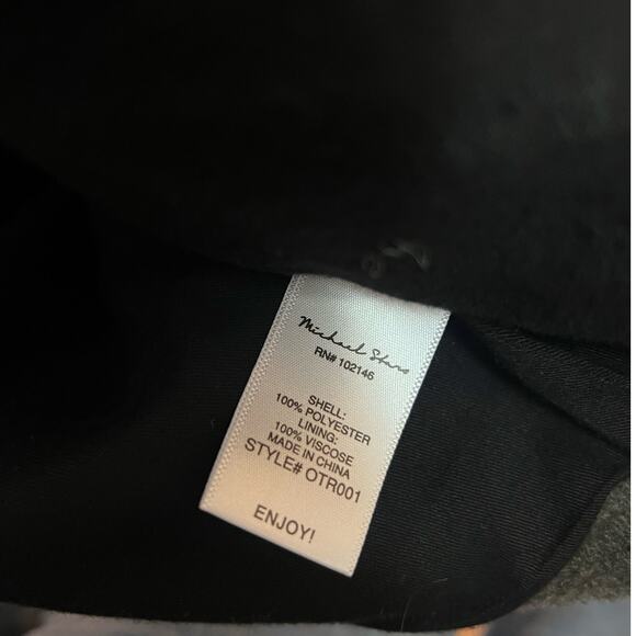 Michael Stars Amelia Grey Asymmetrical Moto Style Jacket Size M - Picture 7 of 7